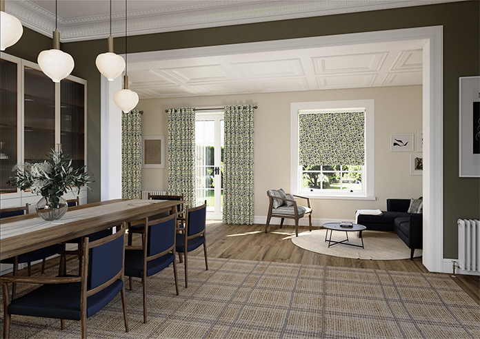 Land & Shore Esther (Blackout), Green - Roller Blind - Image 7